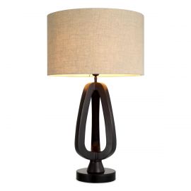 Veioze - Veioza, Lampa de masa design LUX, Aluminiu, Tesatura, Madrona