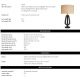 Veioze - Veioza, Lampa de masa design LUX, Aluminiu, Tesatura, Madrona