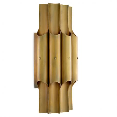 Aplice, corpuri de iluminat pentru pereti - Aplica de perete design LUX, Alama Vintage, Quintara
