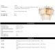 Candelabre, Lustre - Candelabru design LUX, Sticla Texturata, Cassiano