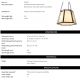 Candelabre, Lustre - Lustra design LUX, Metal, Tesatura, Moreno