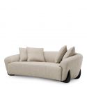 Canapea design LUX Siderno, Splendor gri deschis