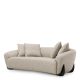 Canapele - Canapea design LUX Siderno, Splendor gri deschis