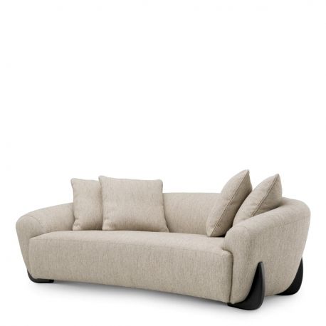 Canapele - Canapea design LUX Siderno, Splendor gri deschis