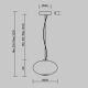 Pendule, Lustre suspendate - Pendul LED design modern Bruma