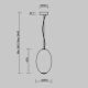 Pendule, Lustre suspendate - Pendul LED design modern Bruma