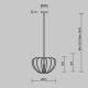 Pendule, Lustre suspendate - Lustra suspendata stil contemporan Cambio gri deschis