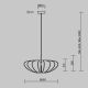 Pendule, Lustre suspendate - Lustra suspendata stil contemporan Cambio gri