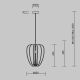 Pendule, Lustre suspendate - Lustra suspendata stil contemporan Cambio gri