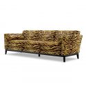 Canapea design LUX Flux, maro Tigris