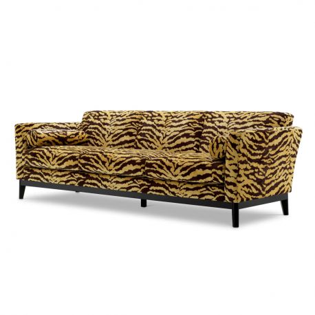Canapele - Canapea design LUX Flux, maro Tigris
