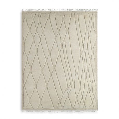 Covoare - Covor design LUX din lana din Noua Zeelanda, Coralie Ivory 400x300cm