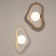 Pendule, Lustre suspendate - Lustra Suspendata din Polirasina, Alb, Opus