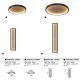 Plafoniere - Plafoniera LED, Piatra naturala, Orign 59,5cm