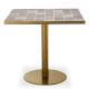 Mese dining - Masa Bistro design LUX Colton 80x80cm