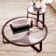 Masute Living - Masuta de cafea LUX din Aluminiu, Sticla, Cambronne 102cm