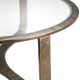 Masute Living - Masuta de cafea LUX din Aluminiu, Sticla, Cambronne 102cm