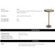 Masute Living - Masuta auxiliara LUX Blat Marquetry, Albany
