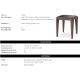 Masute Living - Masuta laterala LUX, Aluminiu Reciclat, Sticla Neagra, Quentin