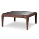 Masuta de cafea LUX, Aluminiu Reciclat, Sticla Neagra, Quentin