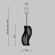 Pendule, Lustre suspendate - Lustra Suspendata LED, Negru, Shadows of the past