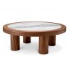 Masuta Design LUX, Marmura, Furnir Nuc, Presedio 100cm