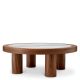 Masute Living - Masuta Design LUX, Marmura, Furnir Nuc, Presedio 100cm