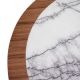 Masute Living - Masuta Design LUX, Marmura, Furnir Nuc, Presedio 100cm