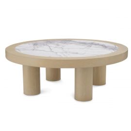 Masute Living - Masuta Design LUX, Marmura, Furnir Stejar, Presedio 100cm
