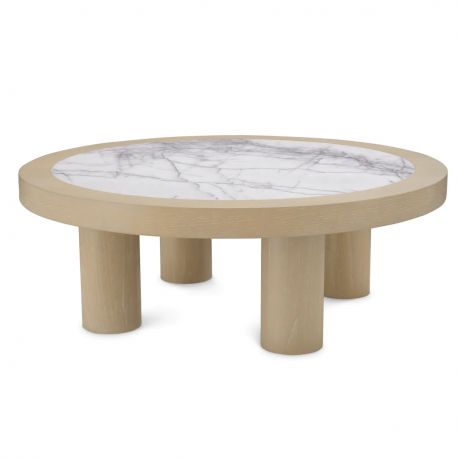 Masute Living - Masuta Design LUX, Marmura, Furnir Stejar, Presedio 100cm