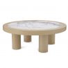 Masuta Design LUX, Marmura, Furnir Stejar, Presedio 100cm
