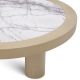 Masute Living - Masuta Design LUX, Marmura, Furnir Stejar, Presedio 100cm