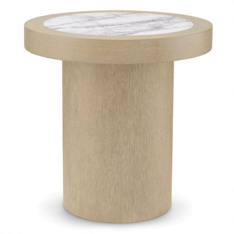 Masute Living - Masuta Design LUX, Marmura, Furnir Stejar, Presedio 50cm