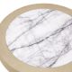 Masute Living - Masuta Design LUX, Marmura, Furnir Stejar, Presedio 50cm