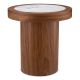 Masuta Design LUX, Marmura, Furnir Nuc, Presedio 50cm