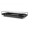 Masuta de cafea design LUX Roxton, negru