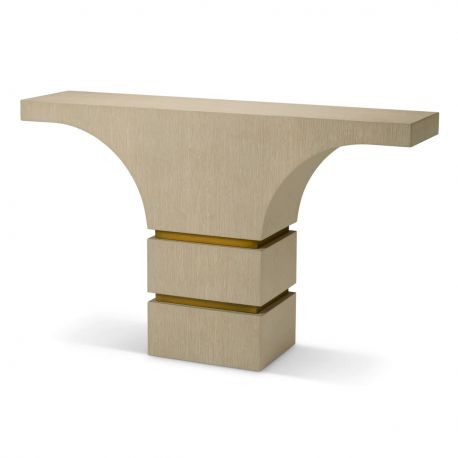 Console - Consola design LUX, Furnir Stejar albit, Thaddeus