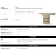 Console - Consola design LUX, Furnir Stejar albit, Thaddeus
