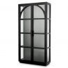 Vitrina design LUX, Furnir Stejar negru, San Bernardino