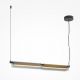 Pendule, Lustre suspendate - Lustra suspendata LED design minimalist Flat, fumuriu