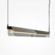 Pendule, Lustre suspendate - Lustra suspendata LED design minimalist Flat, fumuriu
