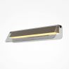 Aplica de perete LED design minimalist Flat, fumuriu