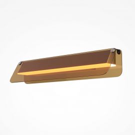 Aplice, corpuri de iluminat pentru pereti - Aplica de perete LED design minimalist Flat, chihlimbar