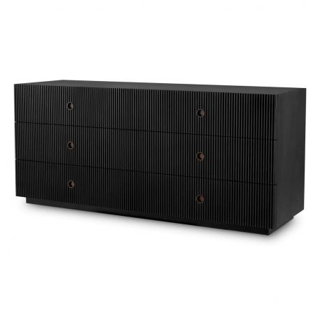 Comode - Comoda design LUX, Furnir de stejar gri carbune, Dimitrios