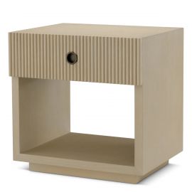 Noptiere - Noptiera design LUX, Furnir de stejar albit, Dimitrios