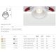 Spoturi tavan fals - Spot incastrabil Alfa LED 2700K 1x10W 36 grade