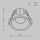 Spoturi tavan fals - Spot incastrabil Alfa LED 2700K 1x15W 36 grade