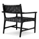 Fotolii - Fotoliu design LUX, Piele clasica neagra, Lemn, Tiberio
