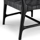 Fotolii - Fotoliu design LUX, Piele clasica neagra, Lemn, Tiberio