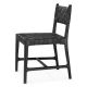 Scaune - Scaun design LUX, Piele clasica neagra, Lemn, Tiberio